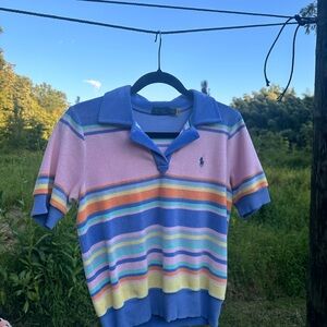 Polo by Ralph Lauren Women’s Multicolor Striped Polo Shirt